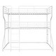 preview thumbnail 11 of 23, Industrial Concise Style Full XL over Twin XL over Queen Size Triple Bunk Bed,Metal Bed with Two Size Ladder on Each Side