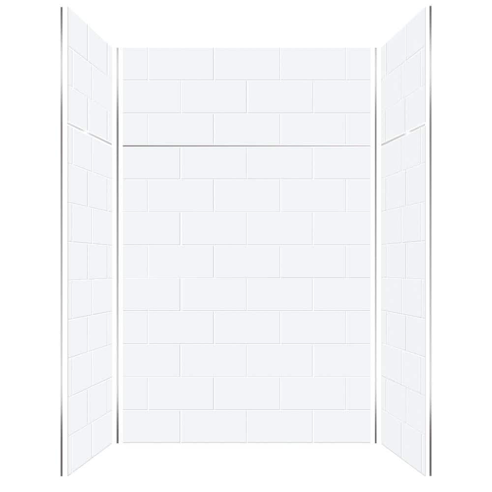 Transolid PWKX60487224 Prodigy 96" H x 60" W x 48" D Three Panel