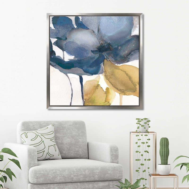 "Blue Note II" by Carol Robinson Print on Floating Canvas