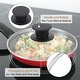 preview thumbnail 3 of 13, 1 Pcs Universal Lid for Pot Cookware, Replacement Glass Pan Lids - Clear, Black
