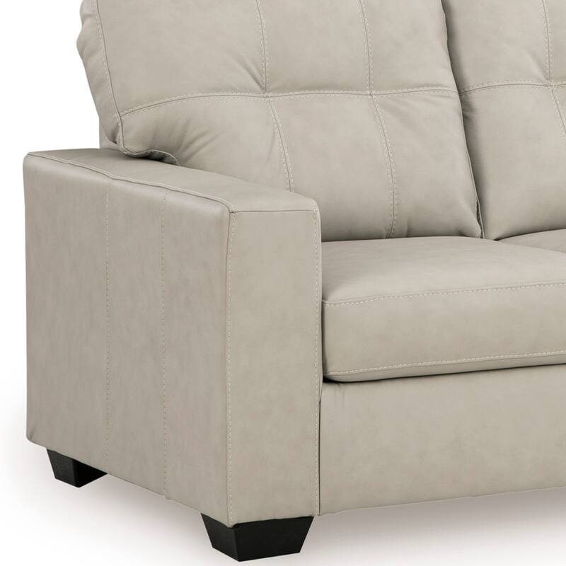 Roundhill Furniture Holmes Leather 2-Piece Living Room Set