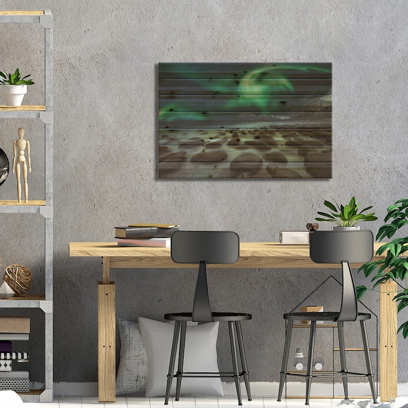Dragon's Fly Print On Wood by Javier de la Torre - Multi-Color