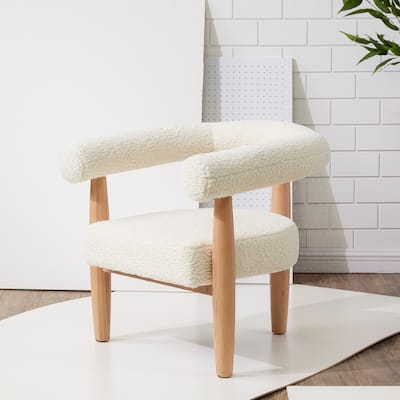 SAFAVIEH Couture Jackie Curved Back Accent Chair - 30 IN W x 30 IN D x 28 IN H