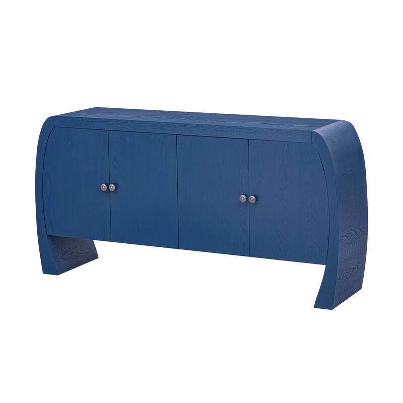 U-shaped design four-door storage cabinet