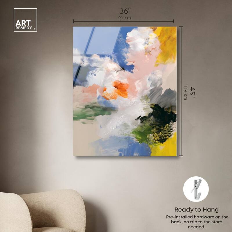 Clouds and Color I Acrylic by Art Remedy, Ready to Hang