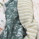 preview thumbnail 4 of 3, aden + anais essentials cotton muslin swaddle blanket 4 pack dino jungle