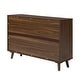 preview thumbnail 30 of 41, Gius Contemporary Multifunctional Manufactured Wood Frame Sideboard with Beech Wood Doors by HULALA HOME
