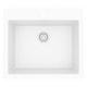 preview thumbnail 17 of 55, Karran Top Mount 25 in. Single Bowl Quartz Kitchen Sink