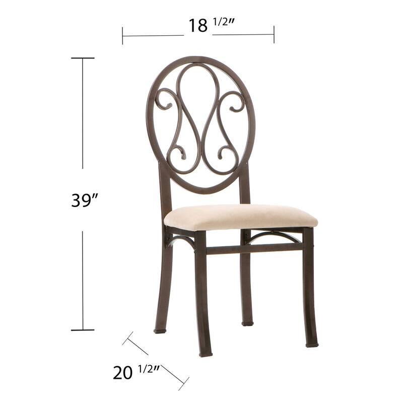 SEI Furniture Lucianna 5-Piece Dining Set