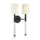 preview thumbnail 4 of 11, Savoy House Fremont 2 Light Wall Sconce