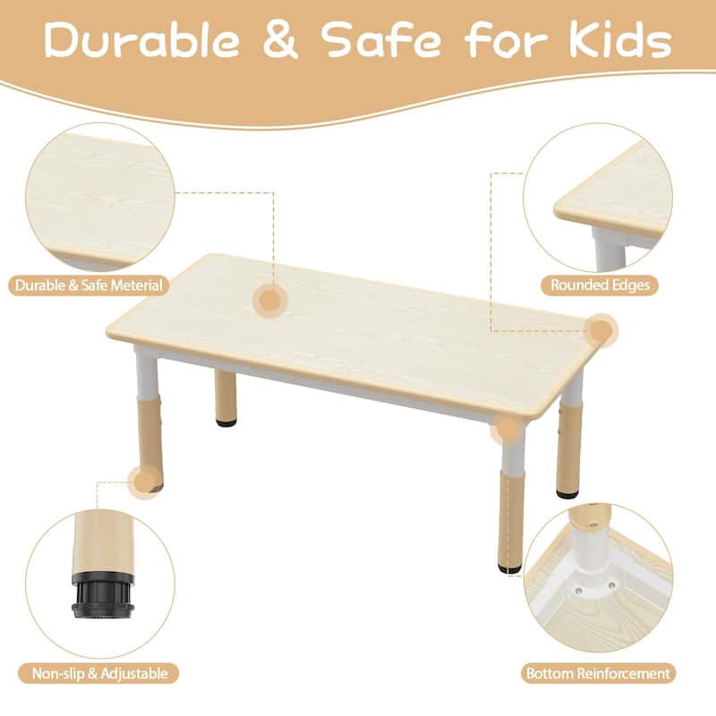 Kids Table and 4 Chairs Set