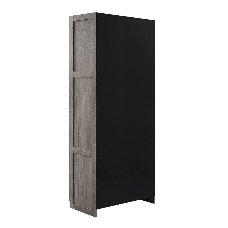 Manhattan Comfort Hopkins Modern 7 Shelf Freestanding Storage Closet