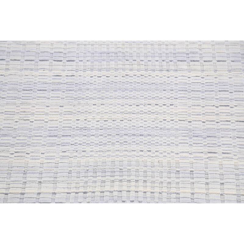 Geometric Modern Moroccan Area Rug Handmade Oriental Wool Carpet - 5'2" x 7'10"