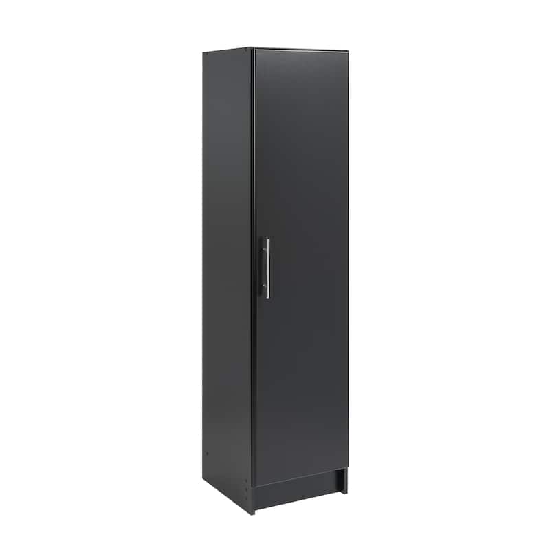 Prepac Elite 16-inch Narrow Cabinet, Multiple Finishes - 16 Inch - Black