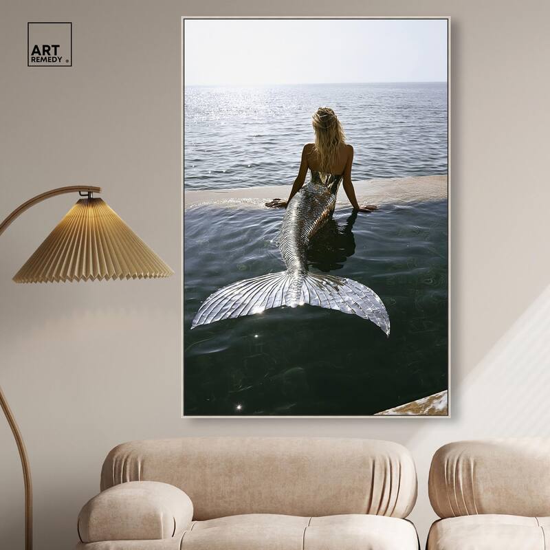 Mermaid Noon Canvas by Art Remedy