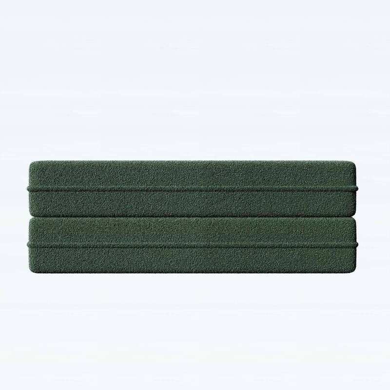 Modern Floor Sofa with 2 Pillows,Convertible Sleeper Sofa Bed