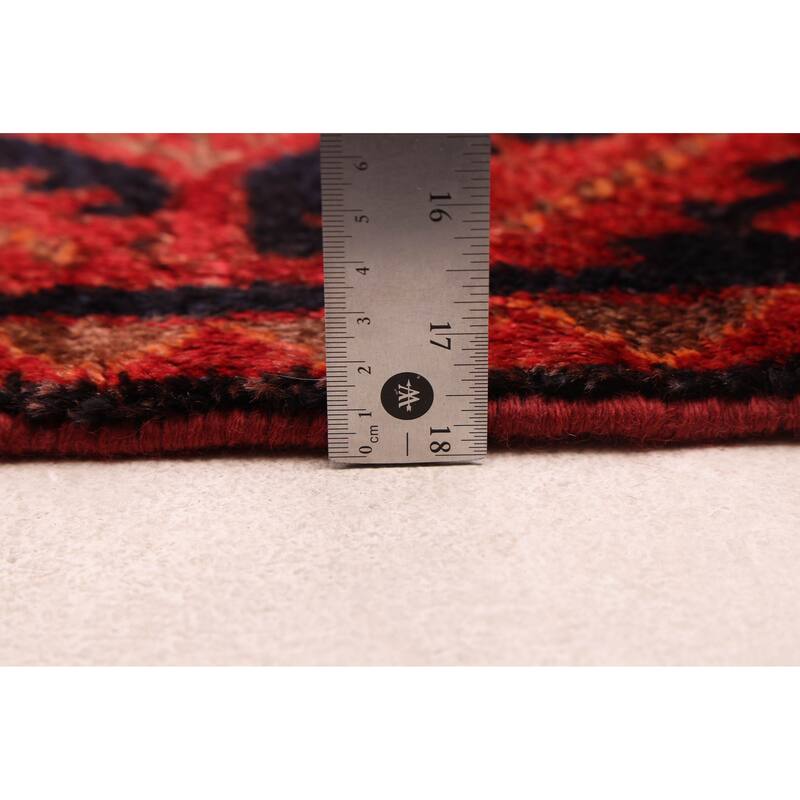 ECARPETGALLERY Hand-knotted Andelz Dark Navy Wool Rug - 4'9 x 9'2