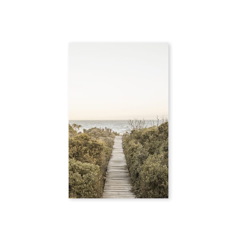 "Boardwalk1" Framed Textured Wall Art
