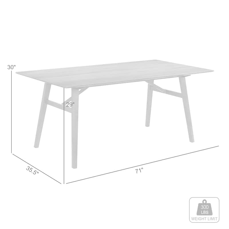 Channell Wood Dining Table