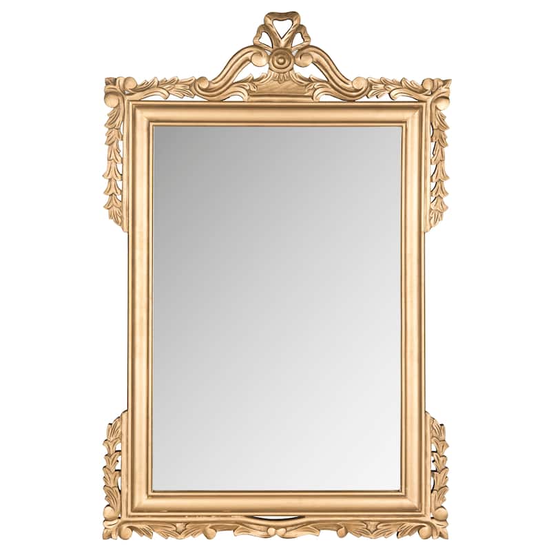 SAFAVIEH Pedimint Gold 31 x 47-inch Rectangle Decorative Mirror - 31" x 47" x 0.8"