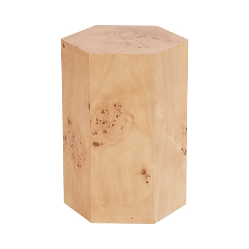 Kate and Laurel Berkett Hexagon Side Table - 14x12x19