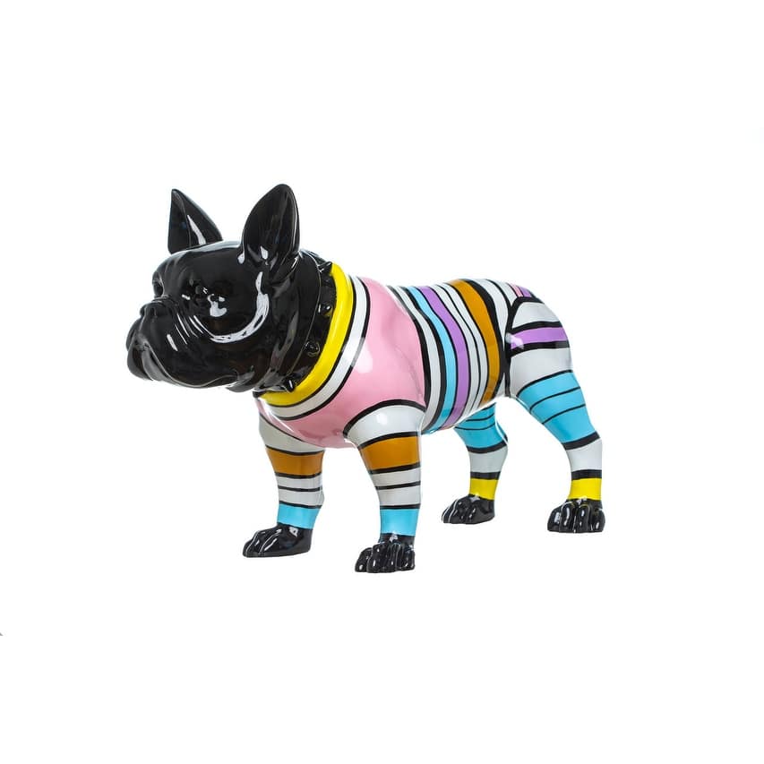 Interior Illusions Plus Stripe Bull Dog - 24" long