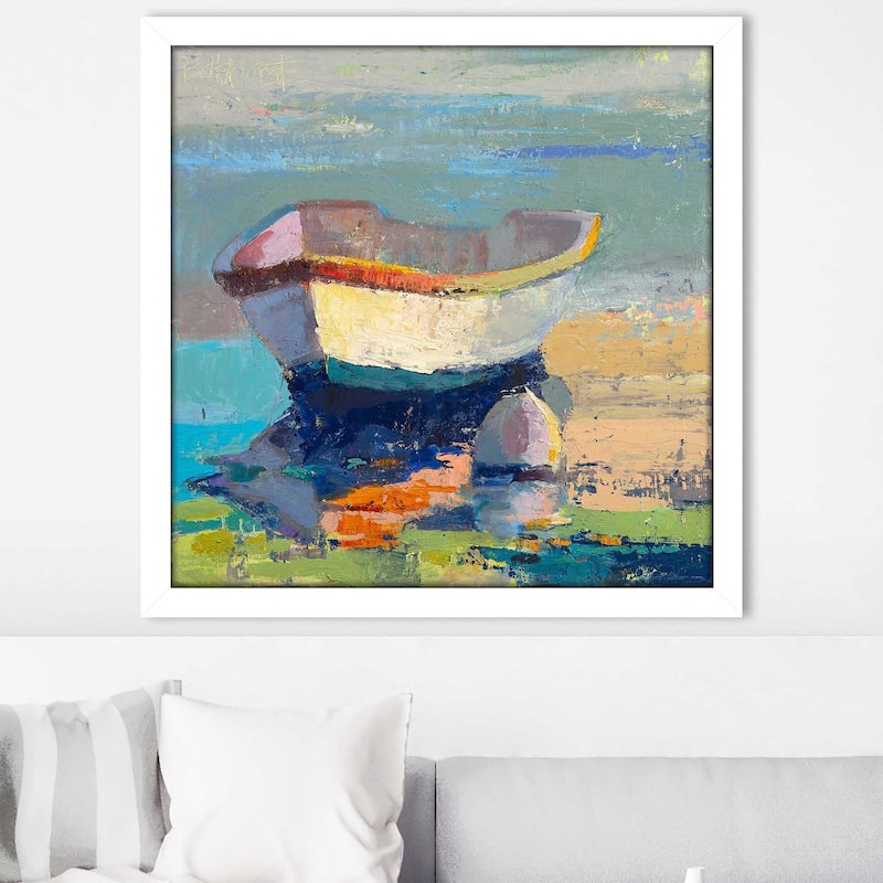 "Bottle Green Boat" by Beth A. Forst Print on Acrylic