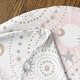 preview thumbnail 4 of 4, Sweet Jojo Designs Star and Moon Nursing Breastfeeding Pillow Cover Case (Pillow Not Included) Blush Pink Gold Grey Celestial