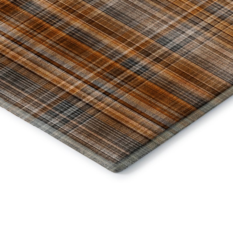 Premium Washable Super Soft Plaid Mayfield Rug