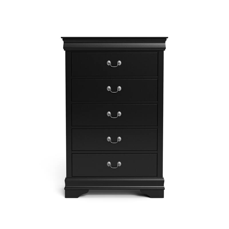 Furniture of America Devi Traditional Solid Wood 5-drawer Chest