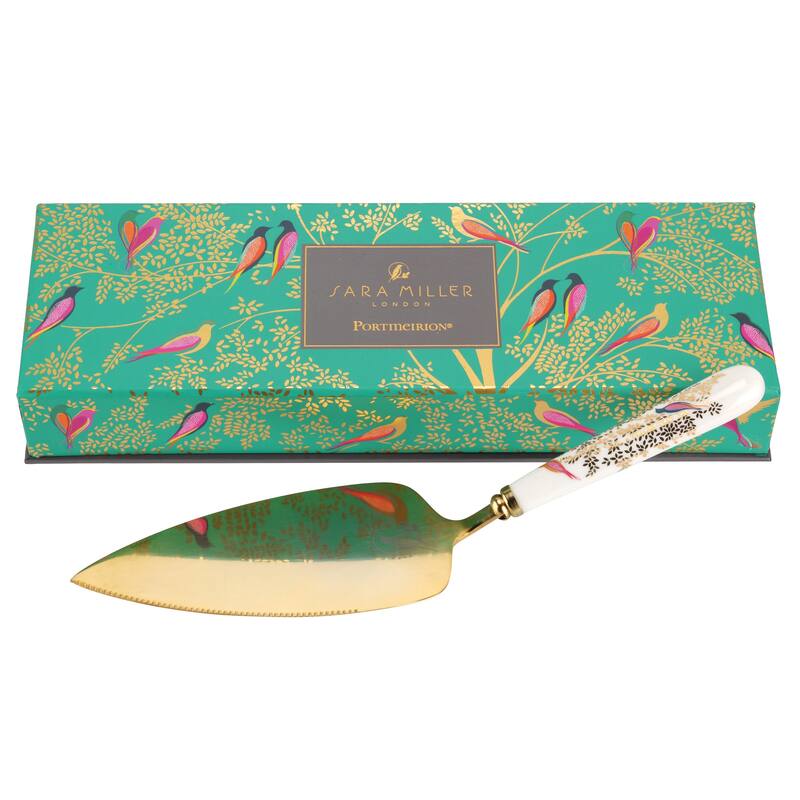 Portmeirion Sara Miller Chelsea Cake Server - 10 in