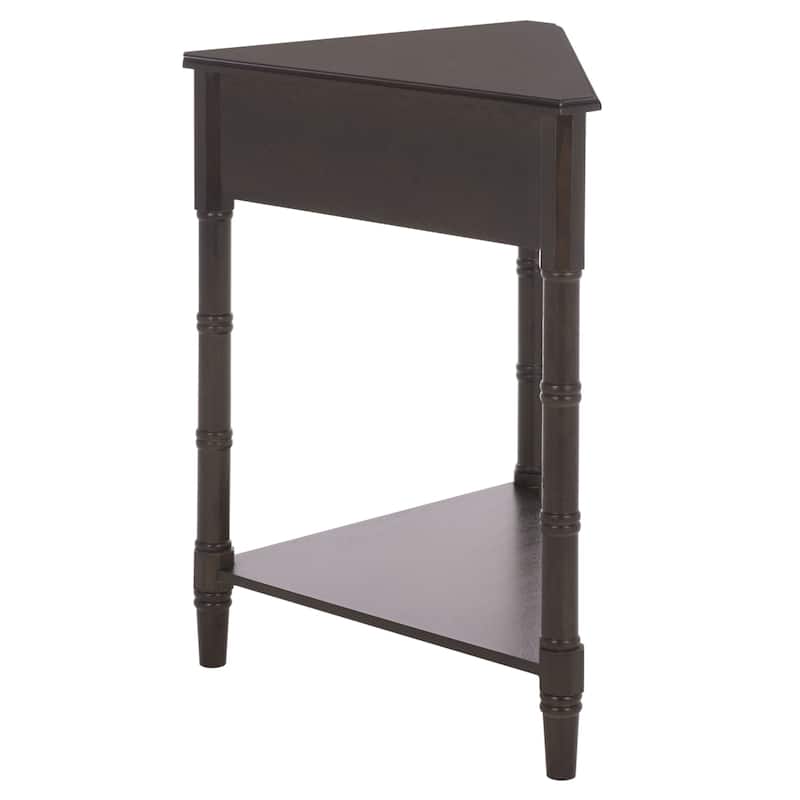 SAFAVIEH Calla Grey Corner Table - 33.9" x 17.3" x 28" - 34"W x 17"D x 28"H