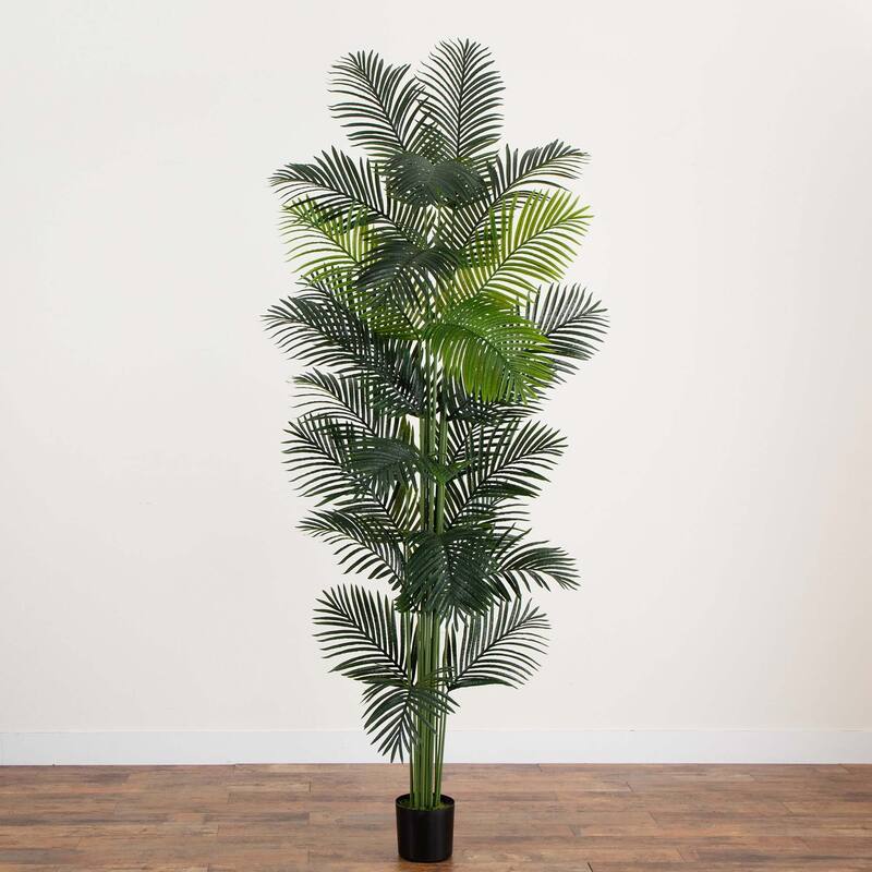 Artificial Paradise Palm Potted Tree - 9' - Green