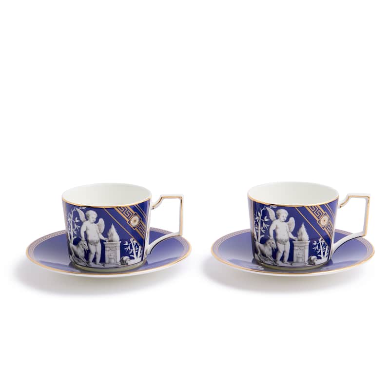 Wedgwood Renaissance Gold Teapot & Teacup Set - N/A