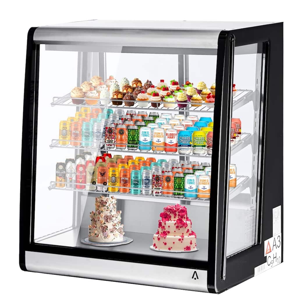 Commercial Countertop Refrigerator Display Case Merchandiser, 6.9 Cu.Ft.
