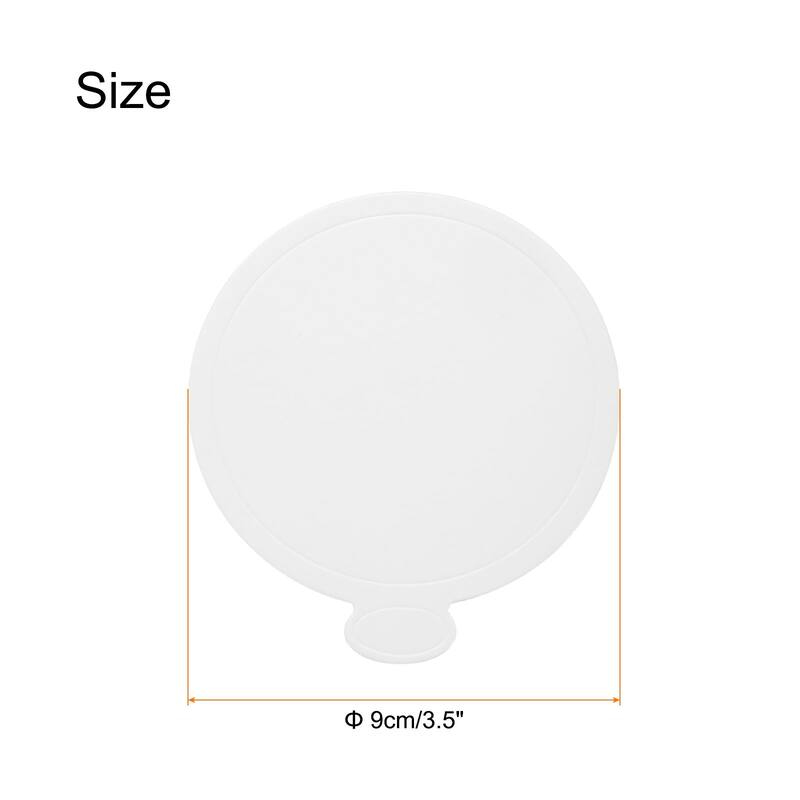 Mini Cake Boards, Mousse Cake Cardboards Round for Cake Bases - White - 9 cm/3.5 inch