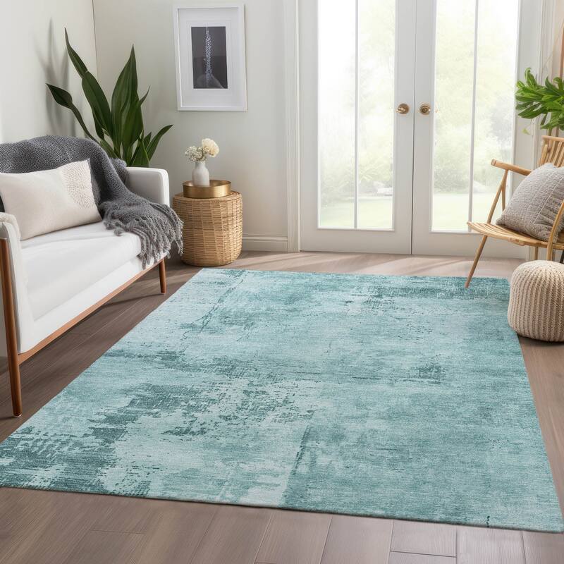 Premium Washable Super Soft Casual Abstract Mayfield Rug