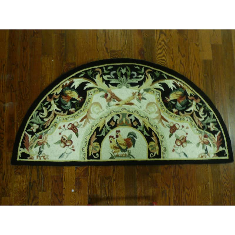 SAFAVIEH Handmade Chelsea Myranda French Country Rooster Wool Rug
