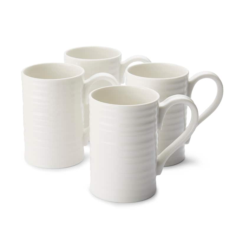 Portmeirion Set of 4 Sophie Conran Tall Mugs - 12 oz. - White