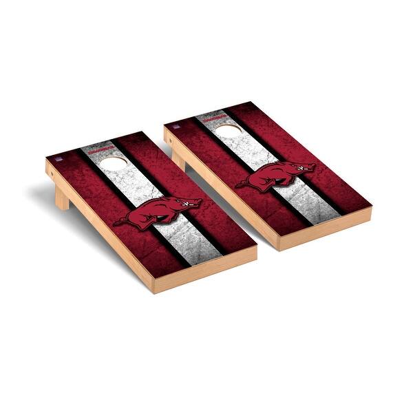slide 2 of 5, Arkansas Razorbacks Vintage Cornhole Board Set
