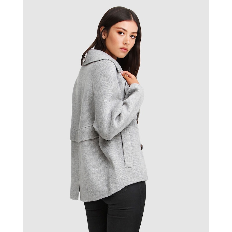 I'm Yours Wool Blend Peacoat