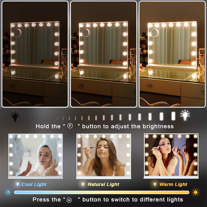 Hollywood Makeup Mirror with Lights