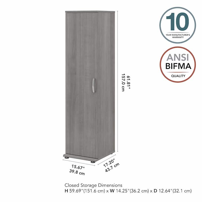 Universal Narrow Clothing Storage Cabinet by Bush Business Furniture
