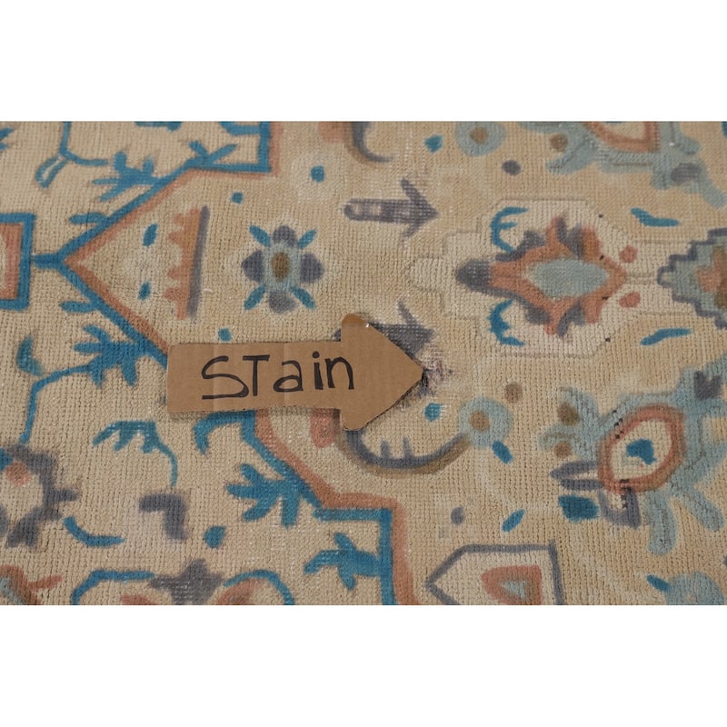 Tabriz Persian Vintage Area Rug Hand-Knotted Oriental Wool Carpet - 8'1" x 11'3"
