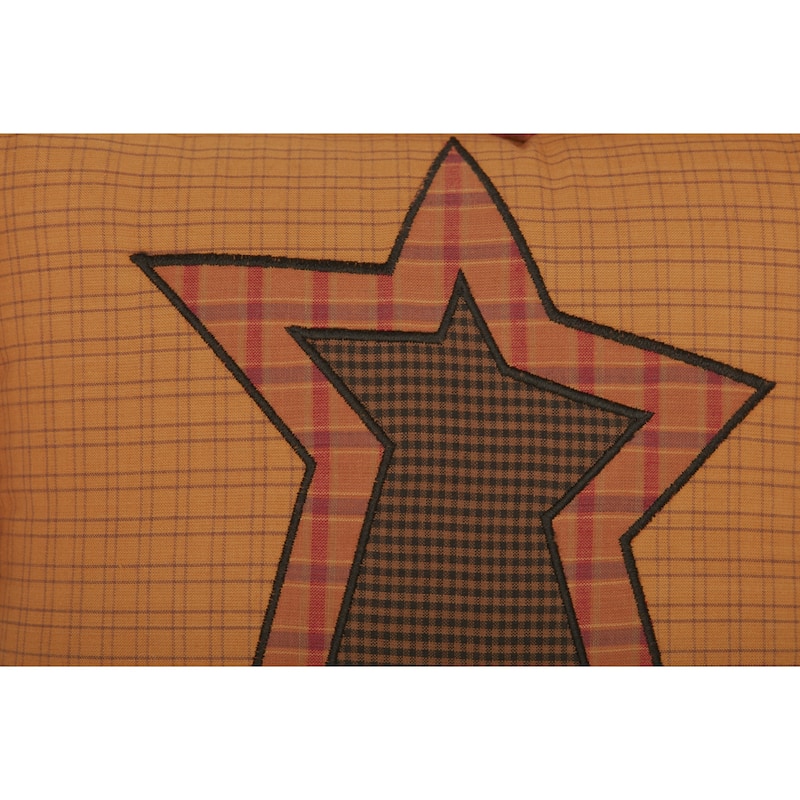 Stratton Applique Star Pillow 12x12