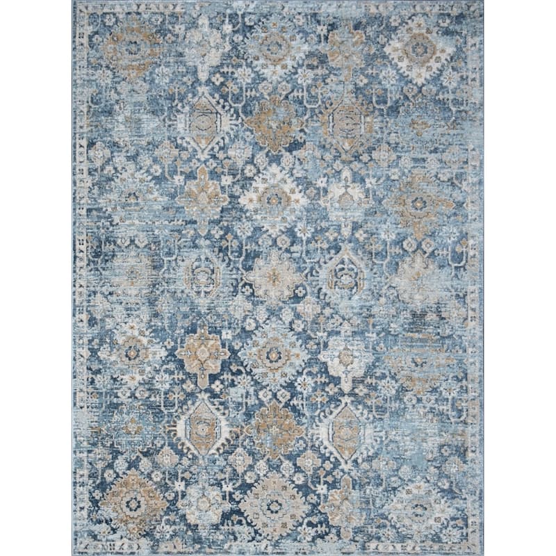Noble GC_GEN7005 Blue Area Rug - 2' x 3'