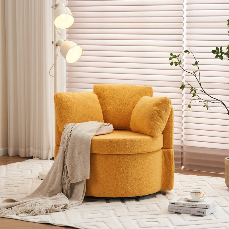 Multifunctional Teddy Fabric Chair for Living Room