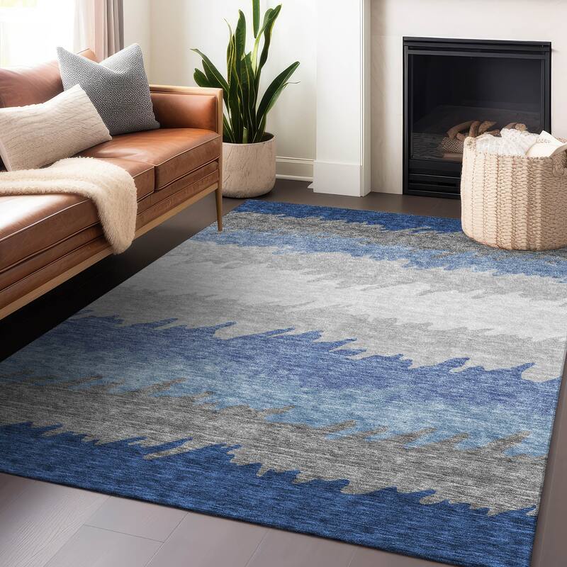 Premium Washable Super Soft Modern Ombre Mayfield Rug