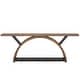 preview thumbnail 25 of 24, 2-Tier Narrow Long Console Sofa Table with Semi-Circular Frame for Entryway,Gray Hallway Accent Tables