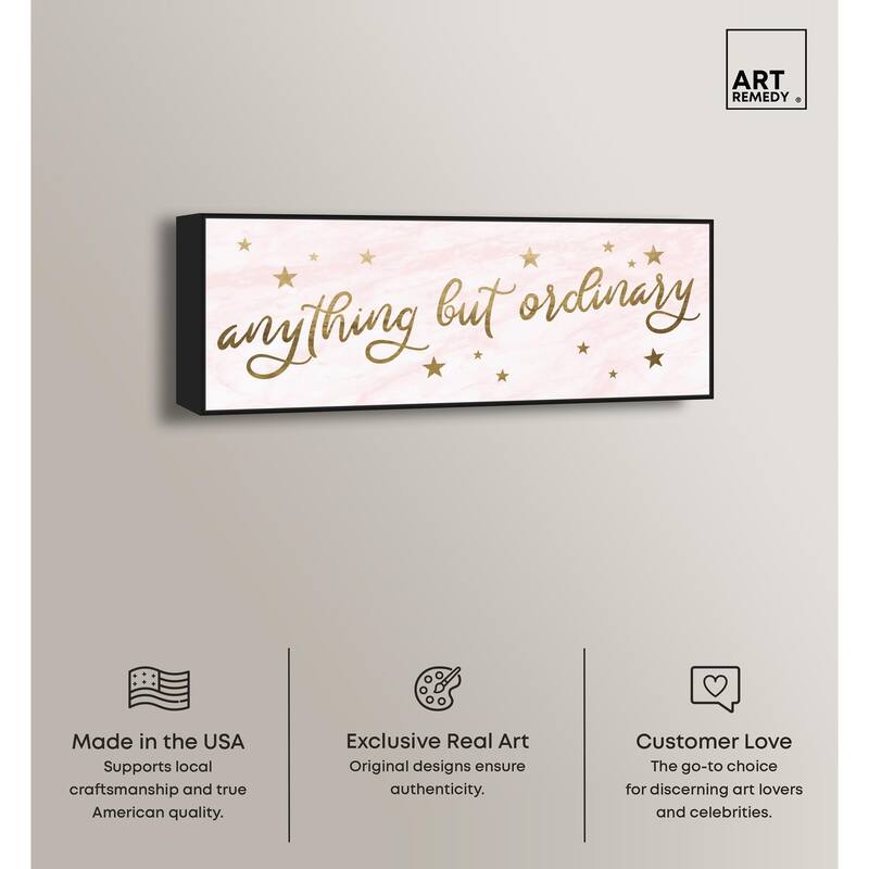 Ordinary Gold Panoramic Canvas by Art Remedy